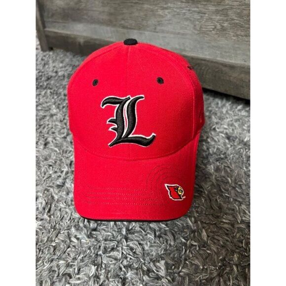 Vintage Zephyr Louisville Cardinals Red Adjustable Hat A3 - Picture 1 of 4